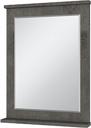 Misty Зеркало для ванной Марта 60 темный бетон – фотография-2